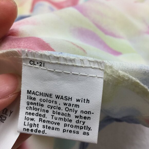 Vintage Miss Sophisticates Pendleton Skirt Blouse Set 10 Womens Pink Floral - Picture 13 of 16